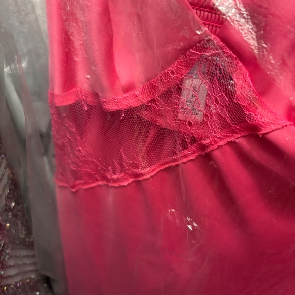 Urban Outfitters Pink Satin Slipdress--Small Petite - Picture 2 of 4